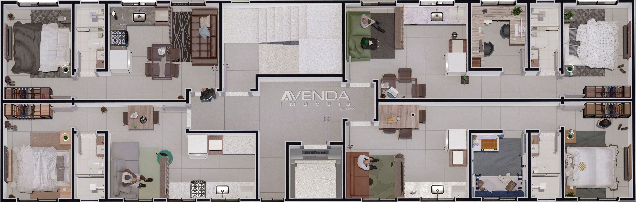 Apartamento à venda com 2 quartos, 26m² - Foto 43