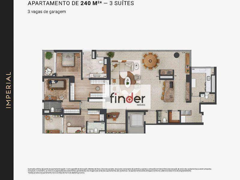 Apartamento à venda com 4 quartos, 240m² - Foto 20