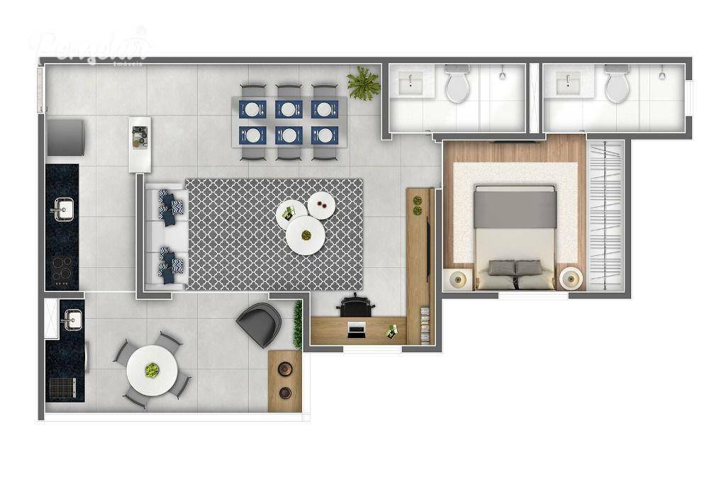 Apartamento à venda com 2 quartos, 60m² - Foto 30