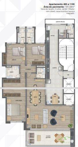 Apartamento à venda com 3 quartos, 190m² - Foto 61