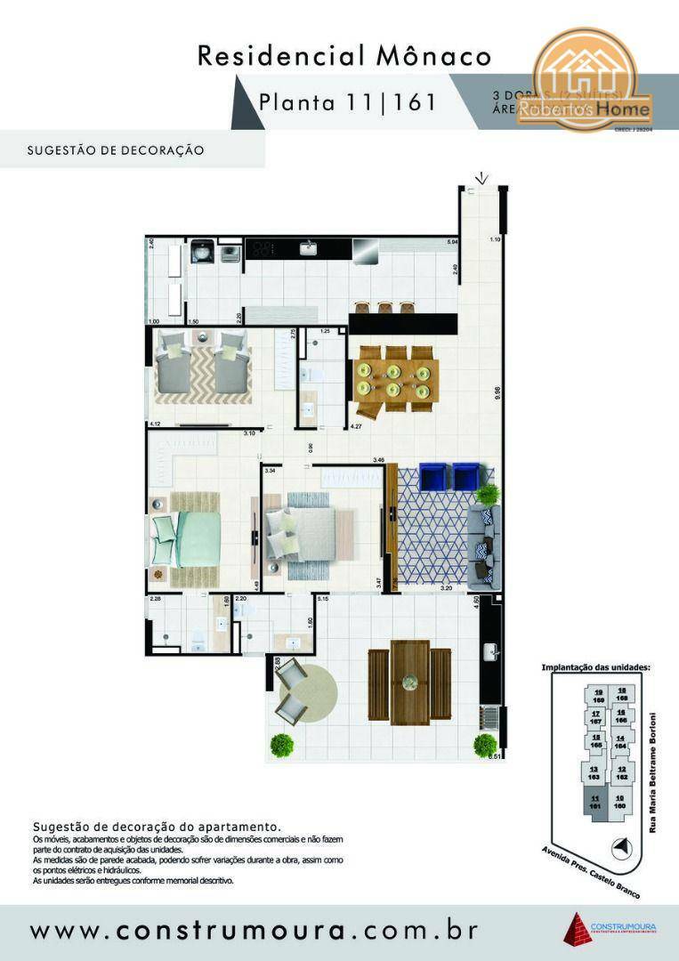 Apartamento à venda com 2 quartos, 77m² - Foto 7