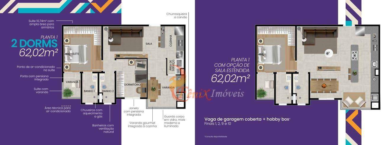 Apartamento à venda com 1 quarto, 62m² - Foto 17