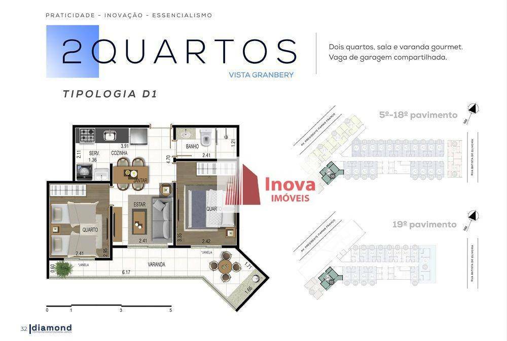 Apartamento à venda com 2 quartos, 47m² - Foto 23