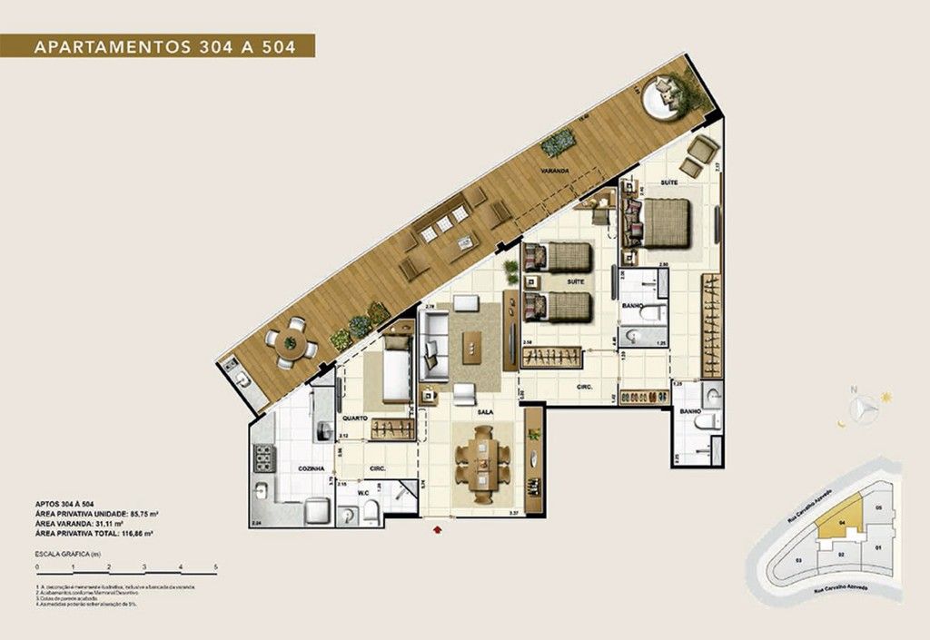 Apartamento à venda com 3 quartos, 179m² - Foto 23