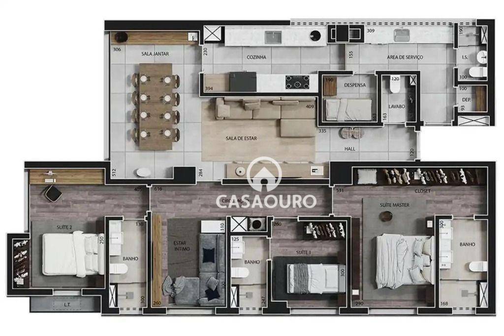 Apartamento à venda com 4 quartos, 151m² - Foto 17