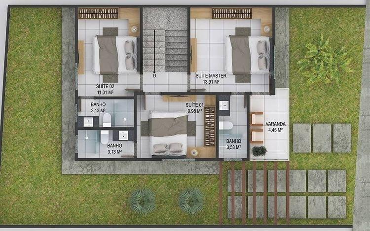 Casa à venda com 3 quartos, 129m² - Foto 8