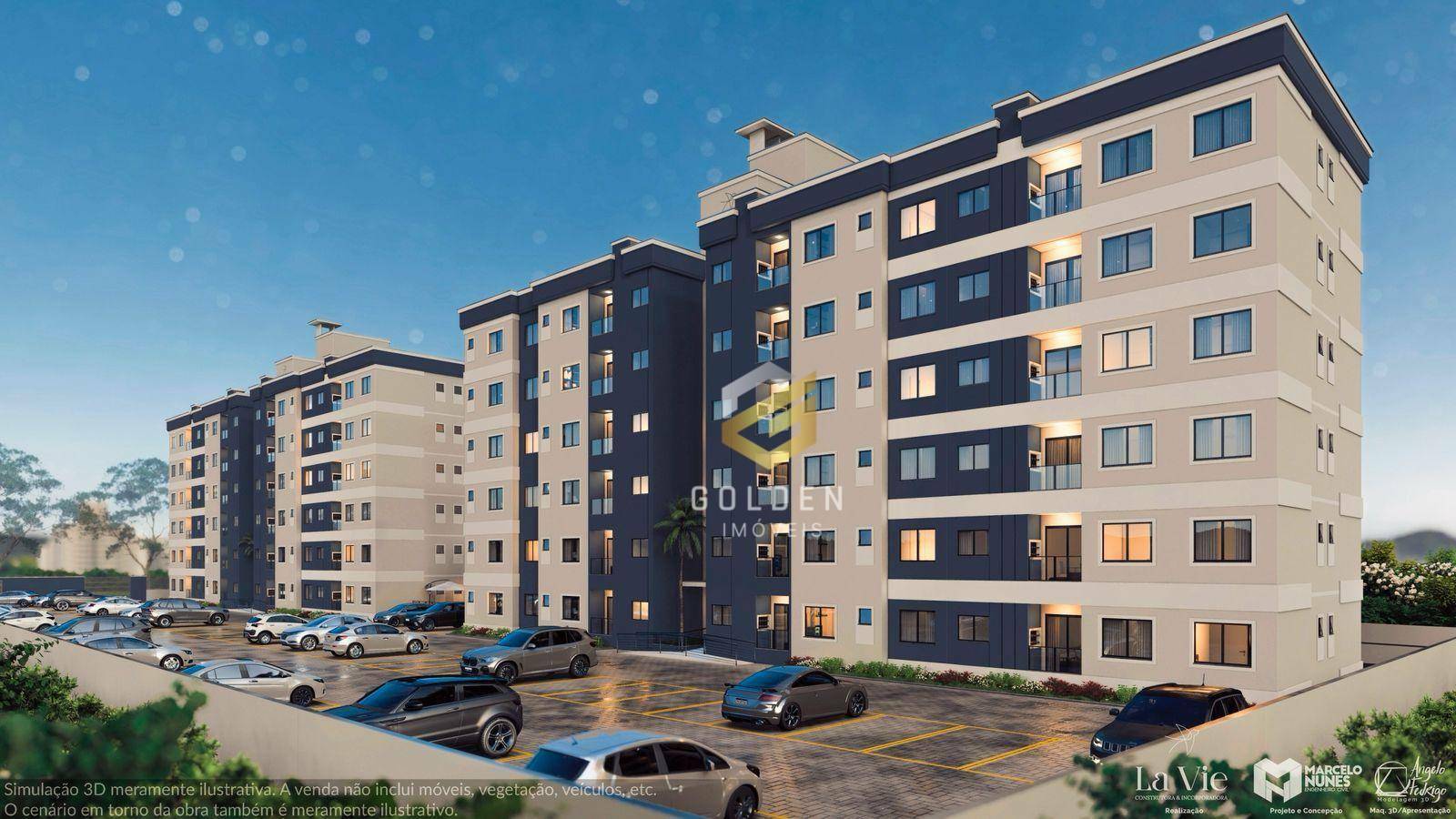 Apartamento à venda com 2 quartos, 54m² - Foto 3