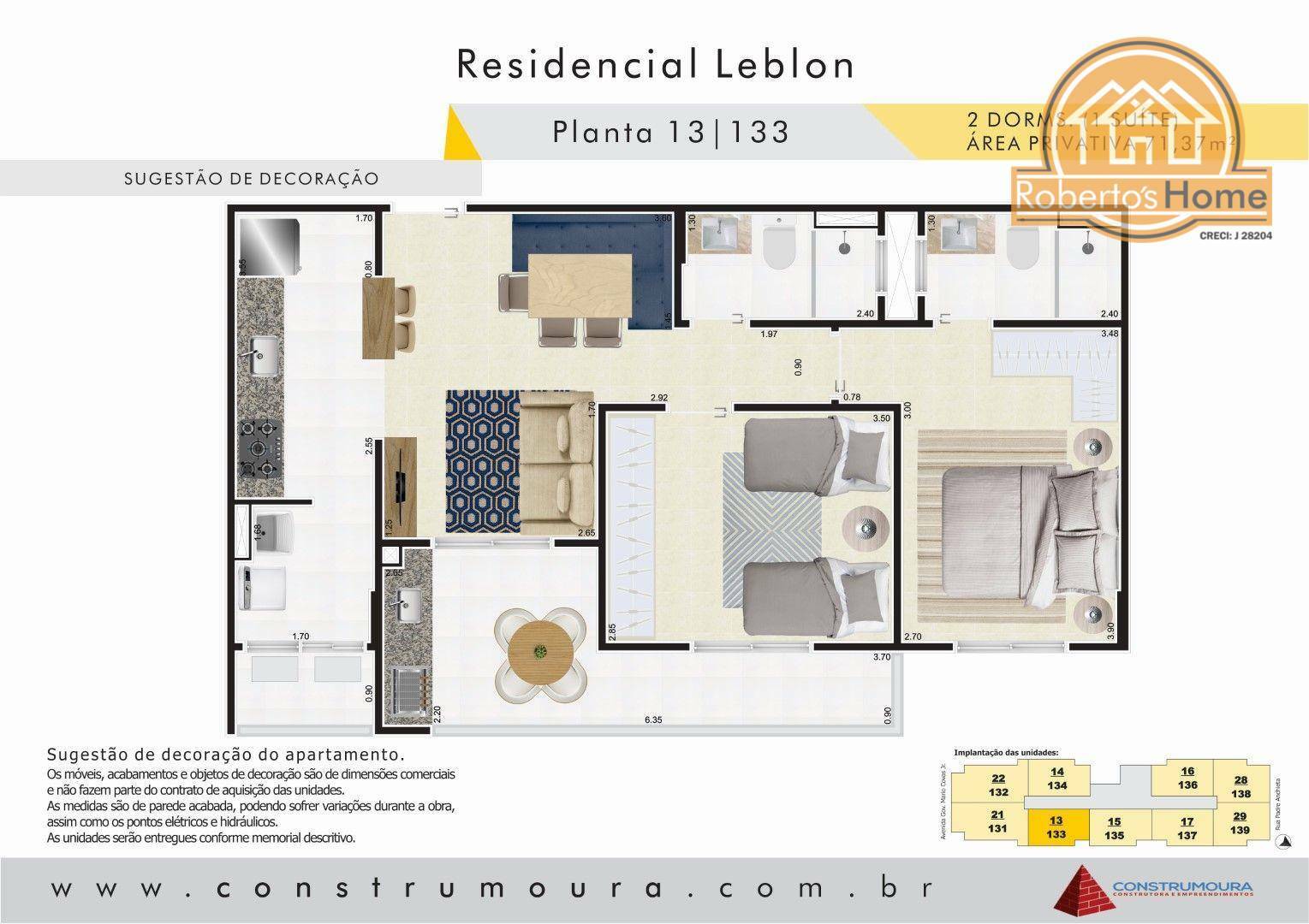 Apartamento à venda com 2 quartos, 71m² - Foto 13