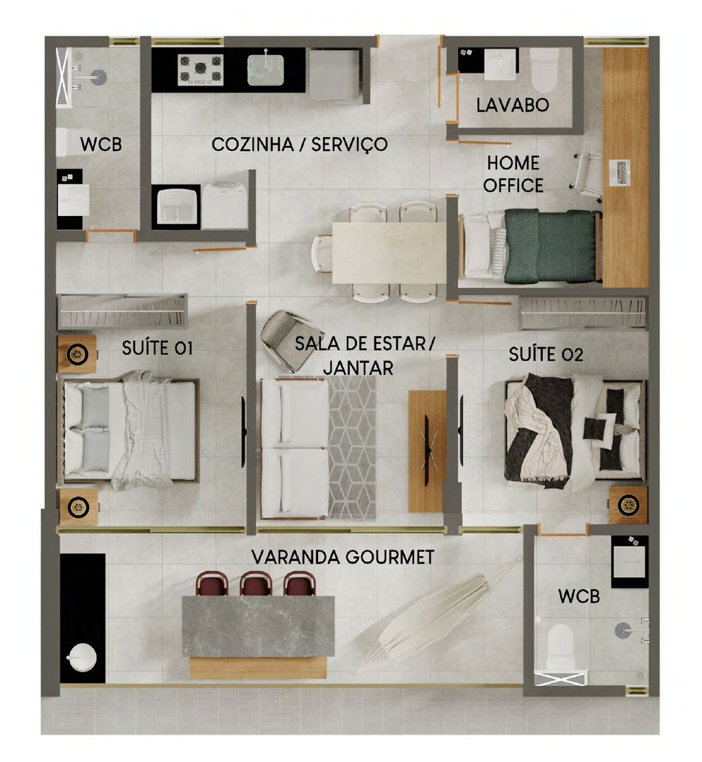 Apartamento à venda com 3 quartos, 6698m² - Foto 35