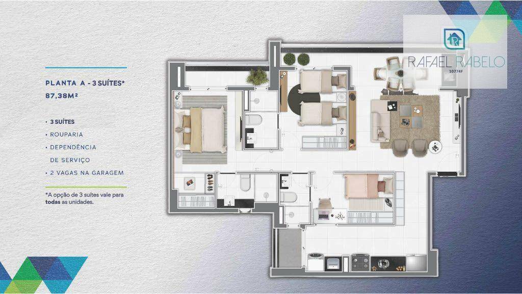 Apartamento à venda com 2 quartos, 86m² - Foto 29