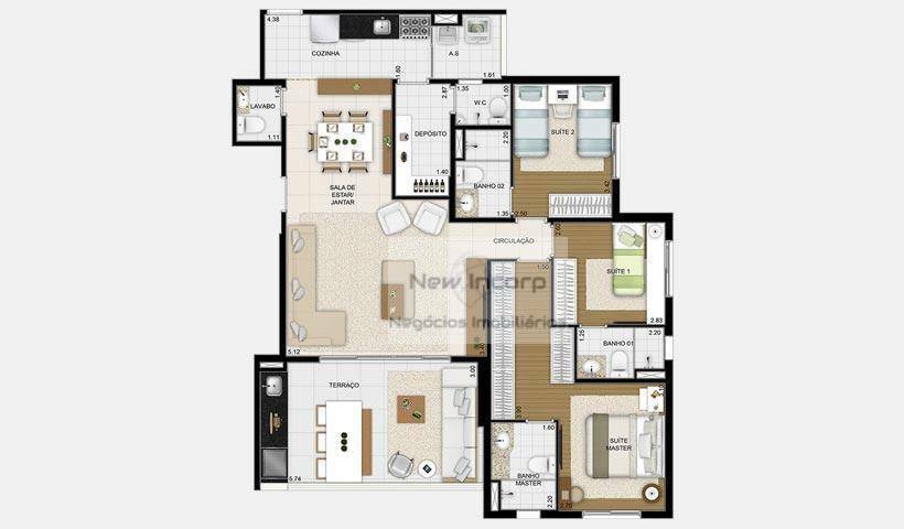 Apartamento à venda com 2 quartos, 86m² - Foto 38