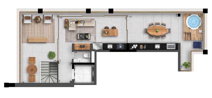 Apartamento à venda com 3 quartos, 188m² - Foto 17