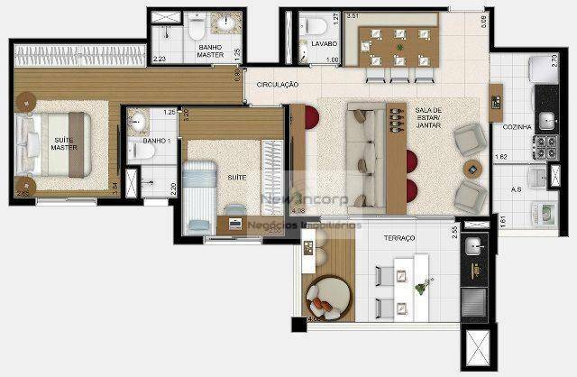 Apartamento à venda com 2 quartos, 86m² - Foto 37