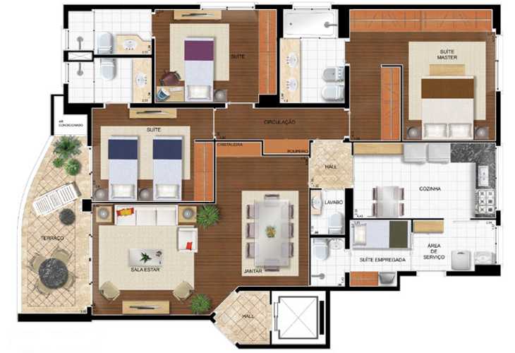 Apartamento à venda com 3 quartos, 140m² - Foto 5