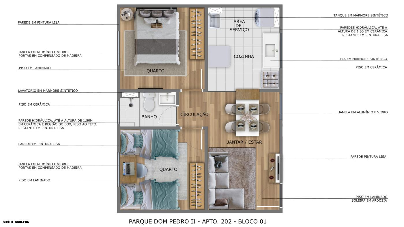 Apartamento à venda com 2 quartos, 42m² - Foto 36