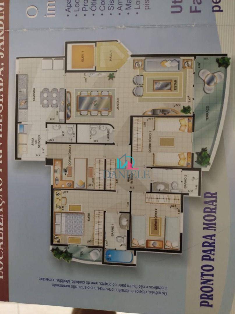 Apartamento à venda com 4 quartos, 128m² - Foto 1