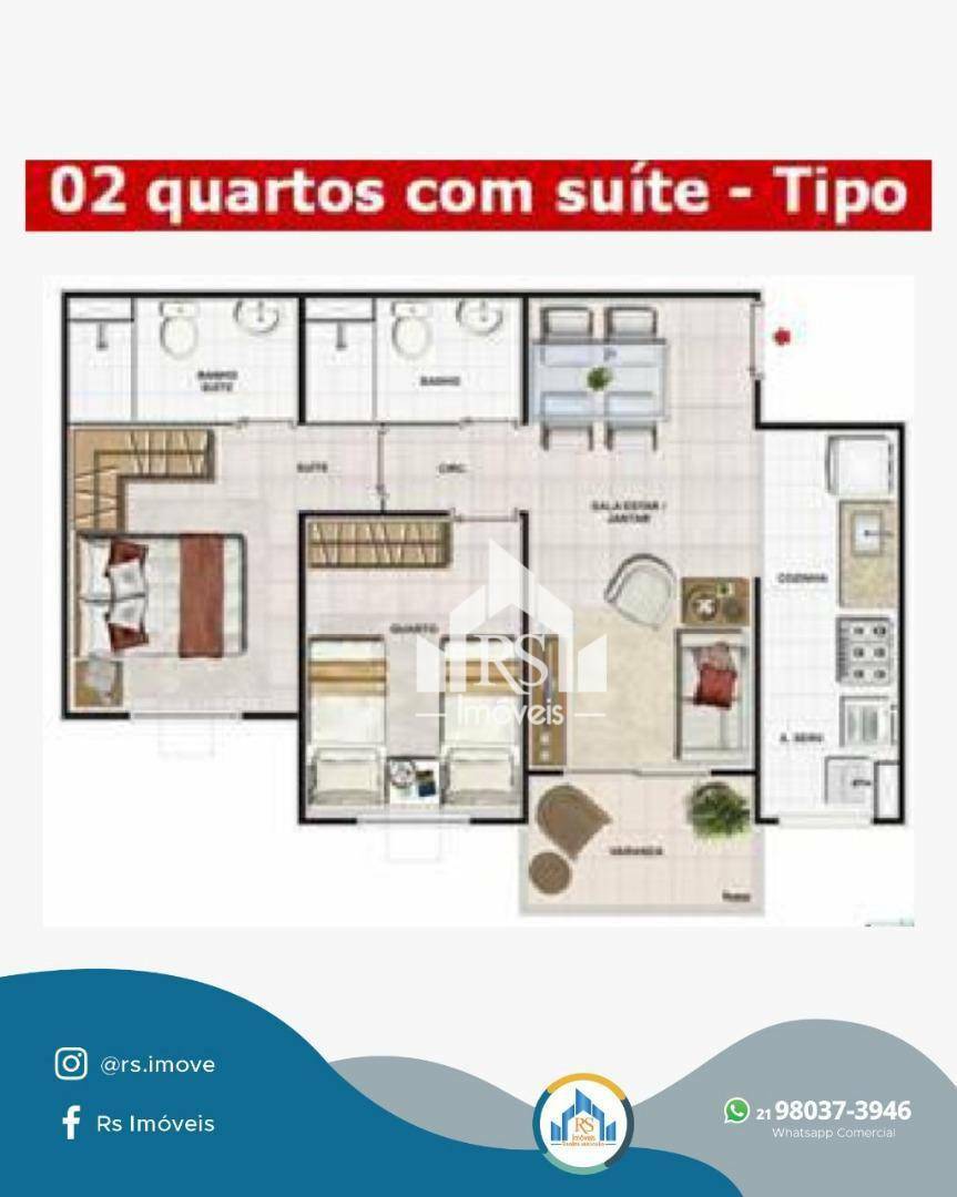 Apartamento à venda com 3 quartos, 65m² - Foto 24