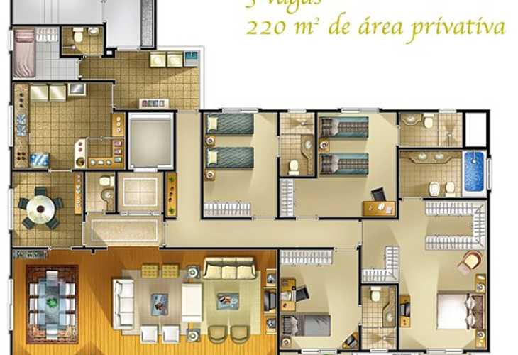 Apartamento à venda com 4 quartos, 220m² - Foto 5