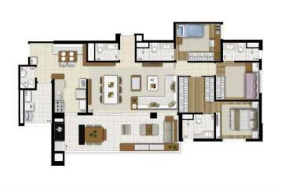 Apartamento à venda com 4 quartos, 229m² - Foto 8