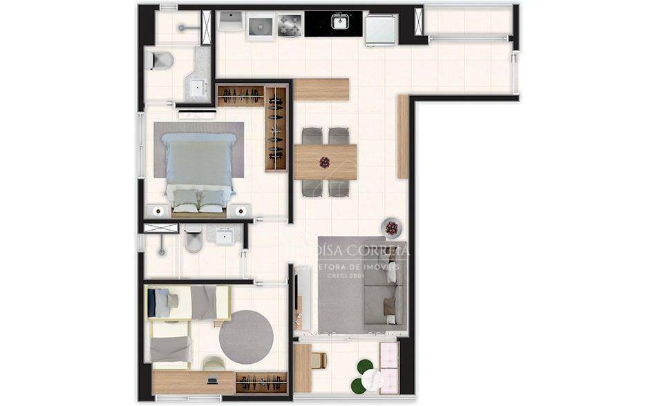 Apartamento à venda com 2 quartos, 55m² - Foto 27
