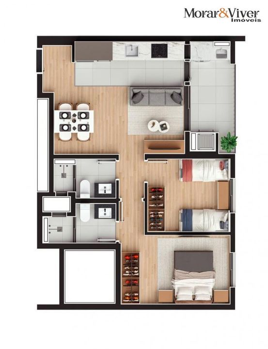 Apartamento à venda com 2 quartos, 63m² - Foto 28