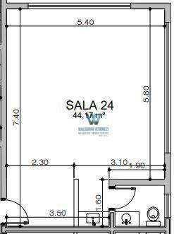 Conjunto Comercial-Sala à venda, 44m² - Foto 2