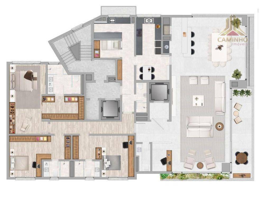 Apartamento à venda com 3 quartos, 307m² - Foto 42