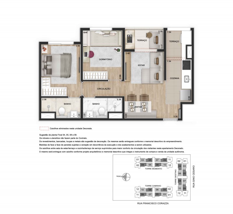 Apartamento à venda com 3 quartos, 62m² - Foto 34