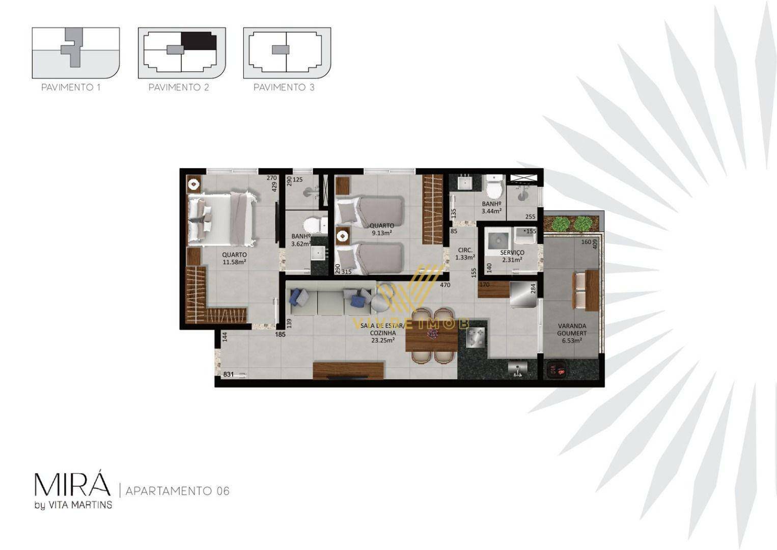 Apartamento à venda com 1 quarto, 97m² - Foto 24