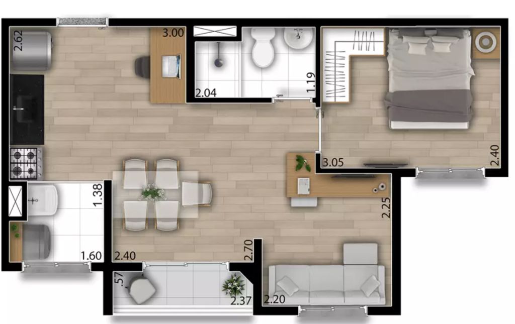 Apartamento à venda com 2 quartos, 37m² - Foto 18