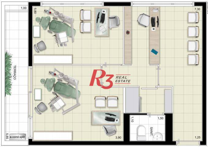 Conjunto Comercial-Sala à venda e aluguel, 53m² - Foto 22