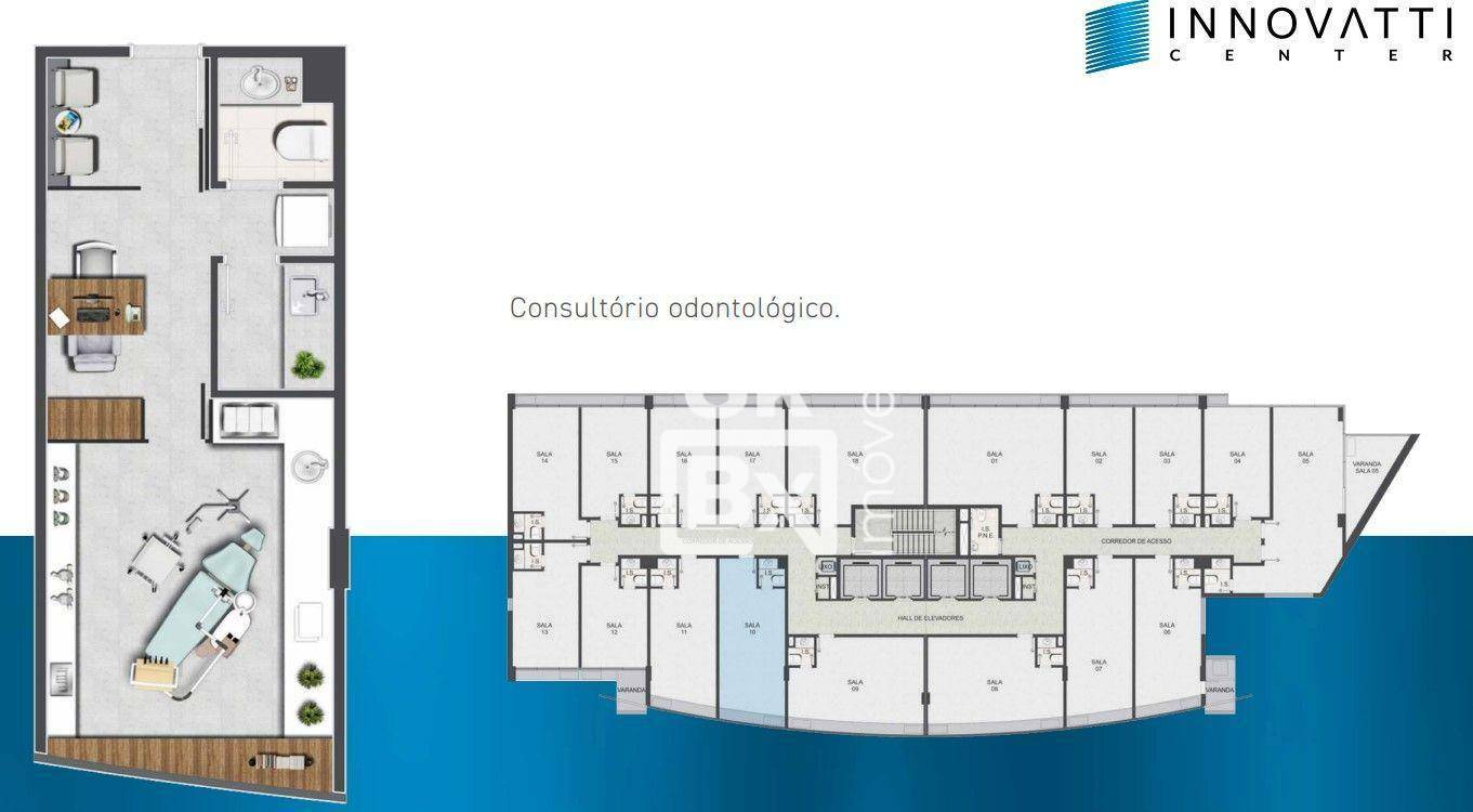 Conjunto Comercial-Sala à venda, 58m² - Foto 6