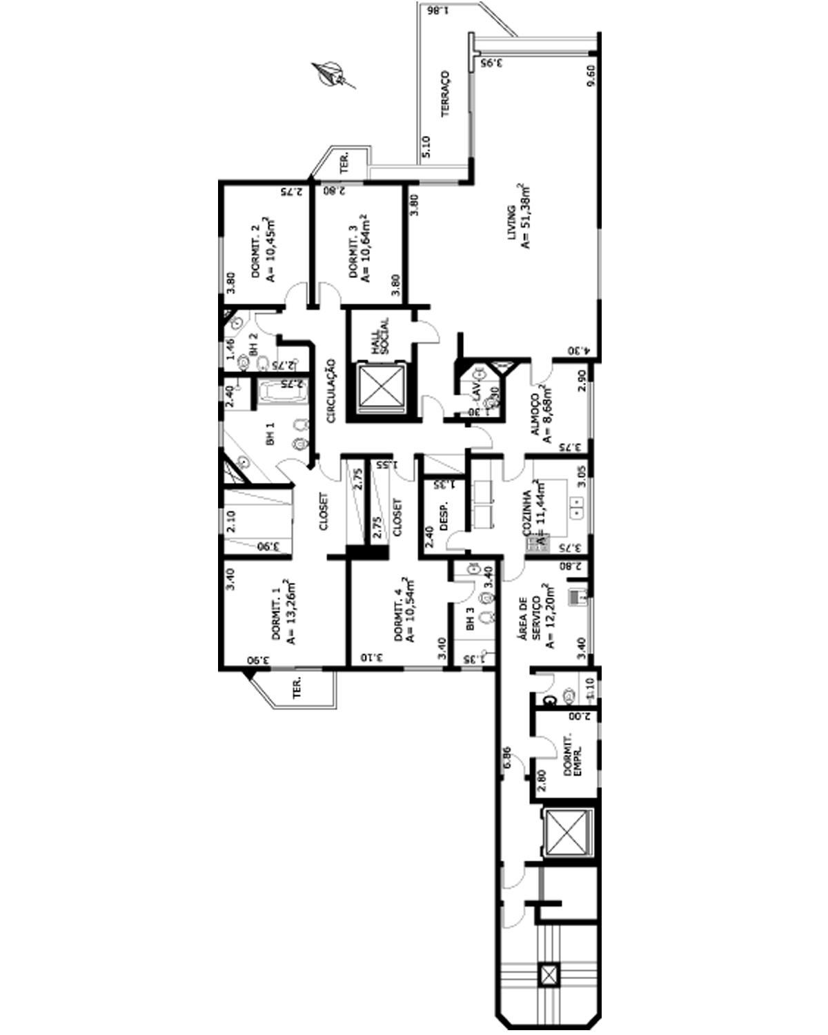 Apartamento à venda com 4 quartos, 337m² - Foto 10