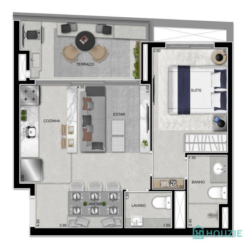 Apartamento à venda com 2 quartos, 74m² - Foto 33