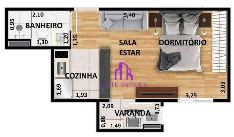 Apartamento à venda com 2 quartos, 61m² - Foto 11