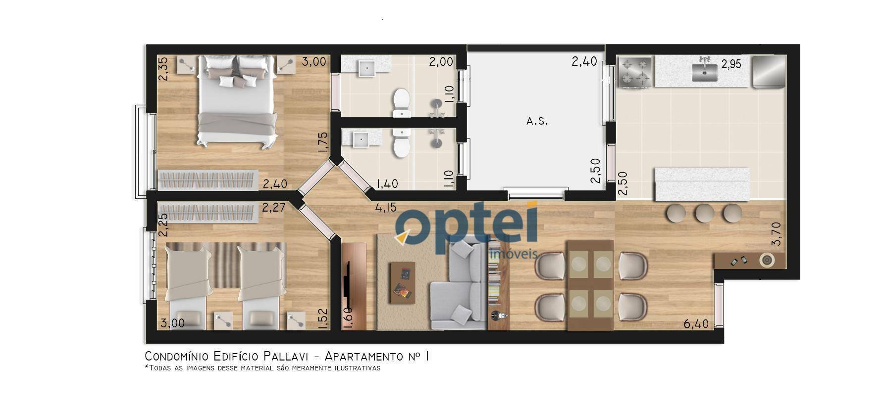 Apartamento à venda com 2 quartos, 57m² - Foto 15