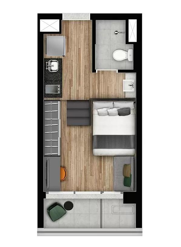 Apartamento à venda com 1 quarto, 2337m² - Foto 16