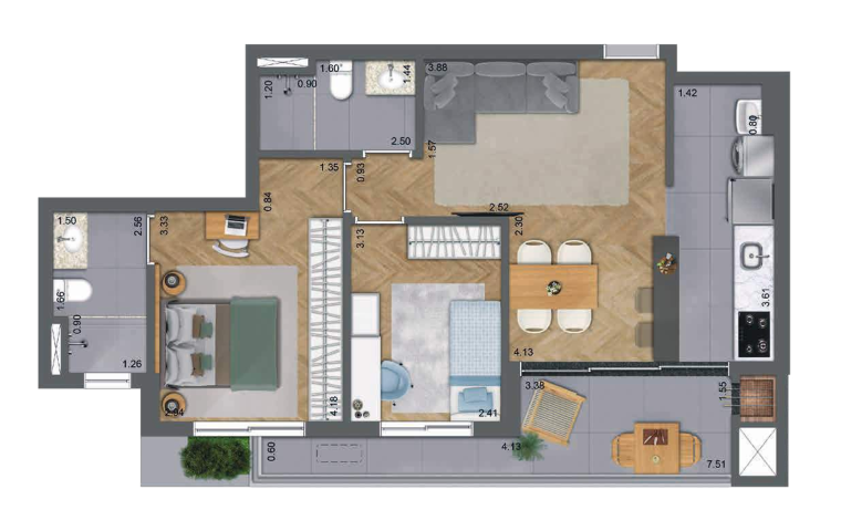 Apartamento à venda com 3 quartos, 79m² - Foto 34