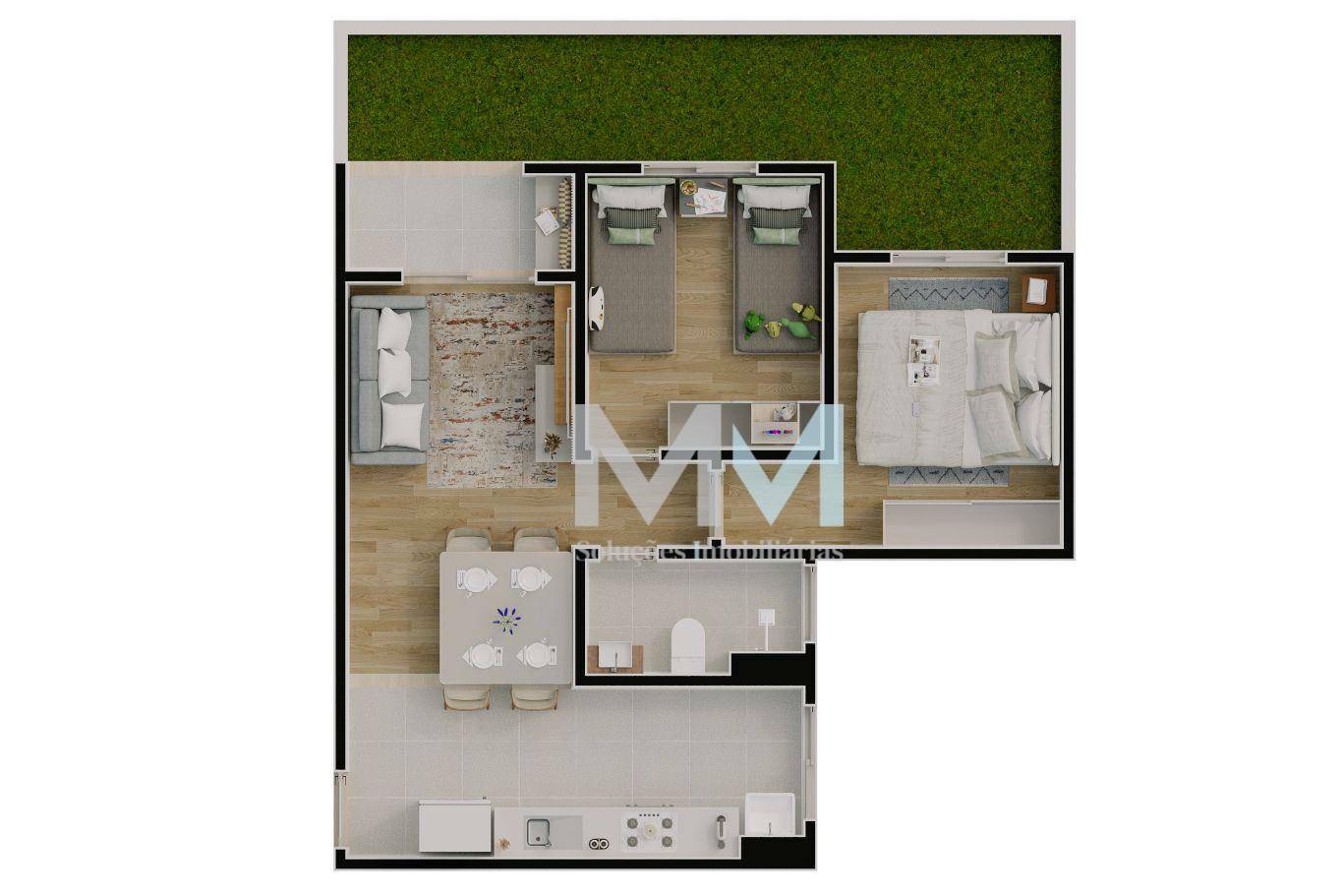 Apartamento à venda com 2 quartos, 47m² - Foto 5