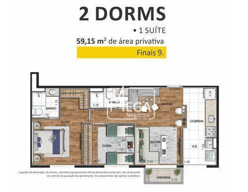 Apartamento à venda com 3 quartos, 76m² - Foto 29