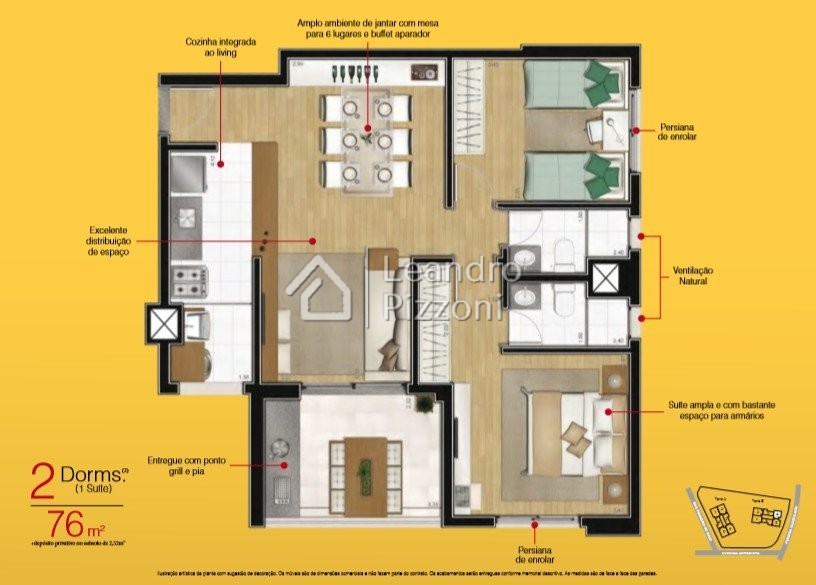 Apartamento à venda com 3 quartos, 94m² - Foto 37