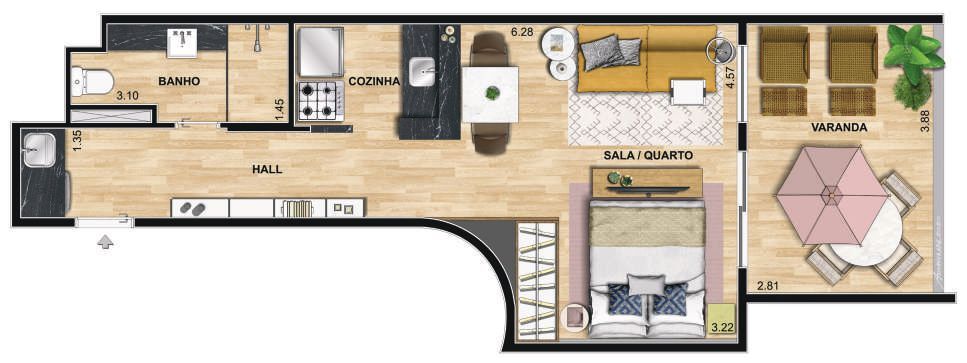 Cobertura à venda com 1 quarto, 4392m² - Foto 31