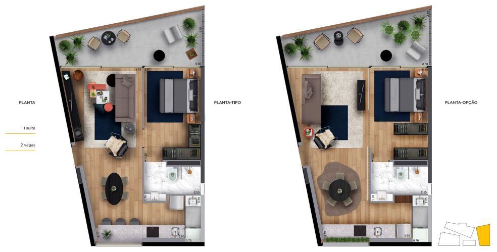 Apartamento à venda com 1 quarto, 63m² - Foto 52