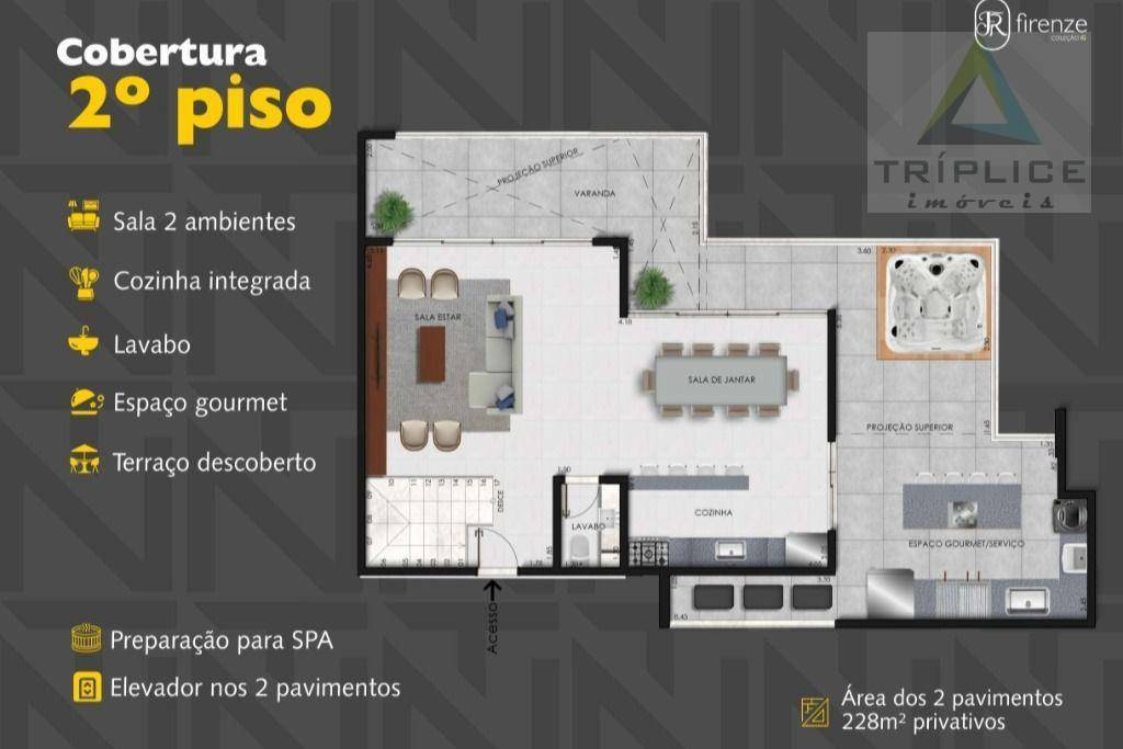 Apartamento à venda com 3 quartos, 173m² - Foto 13