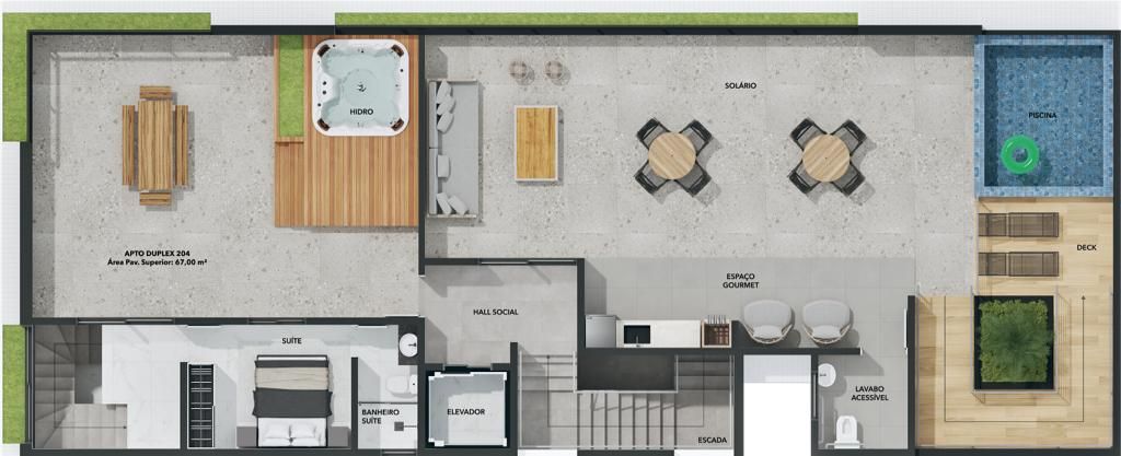 Apartamento à venda com 2 quartos, 44m² - Foto 9