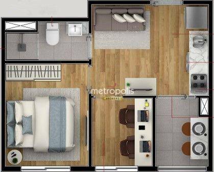 Kitnet e Studio à venda com 1 quarto, 28m² - Foto 17