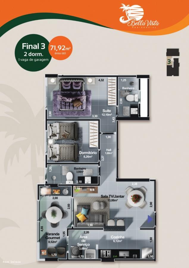 Apartamento à venda com 2 quartos, 72m² - Foto 13