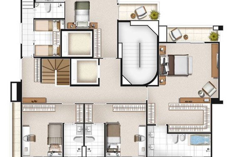 Apartamento à venda com 4 quartos, 245m² - Foto 2