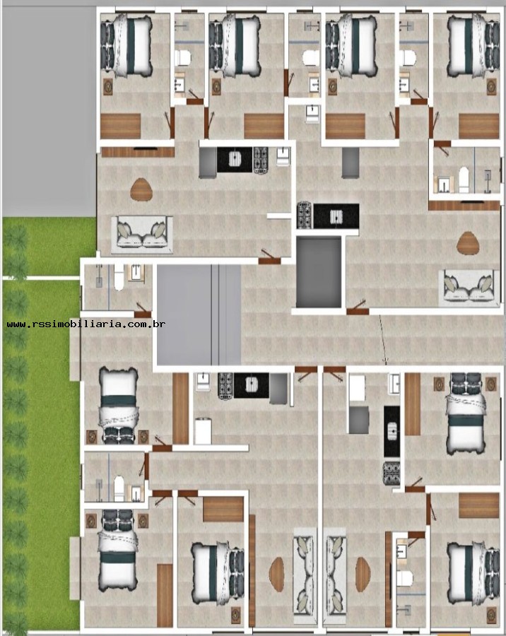 Apartamento à venda com 2 quartos, 56m² - Foto 4