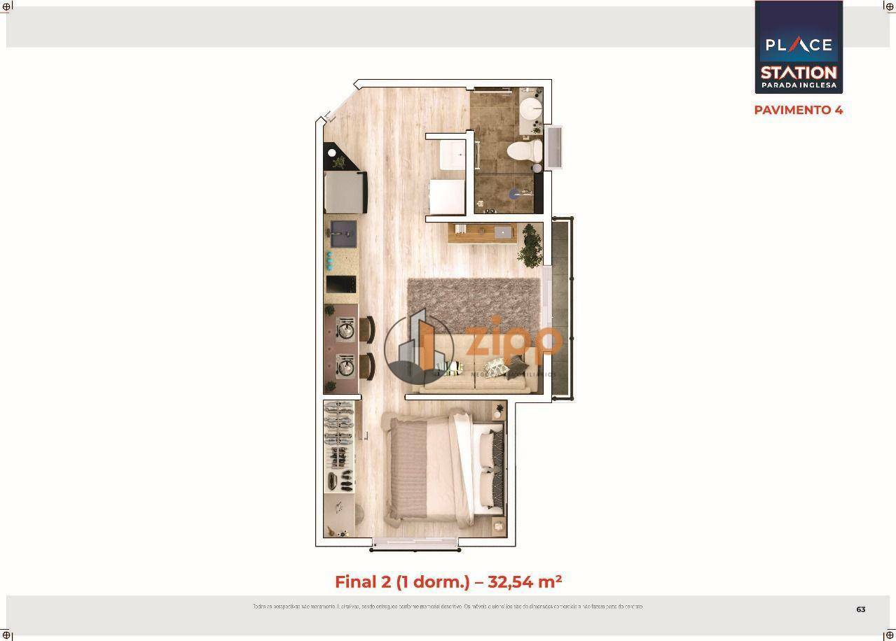 Apartamento à venda com 1 quarto, 29m² - Foto 138